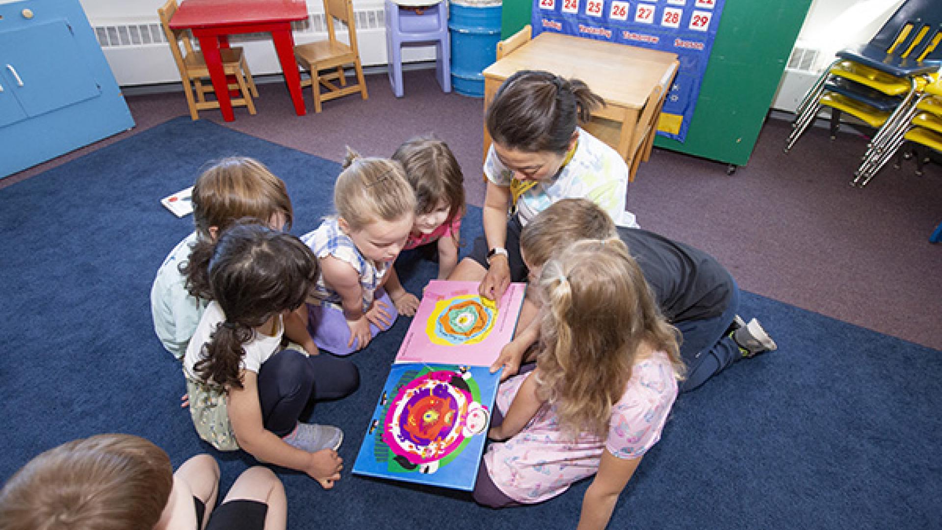 Cozy Corner participants story time