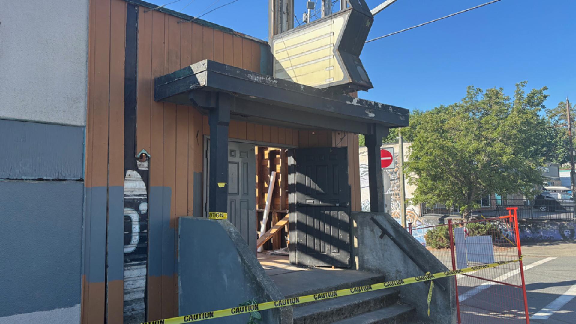 The Bridge Lounge before demolition