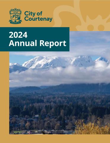 2024 Annual Report cover with a glacier image