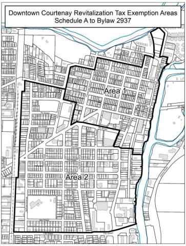 Downtown Courtenay Revitalization Tax Exemption Areas