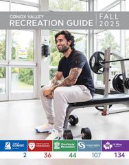 A man working out at the Comox Valley Sports Centre