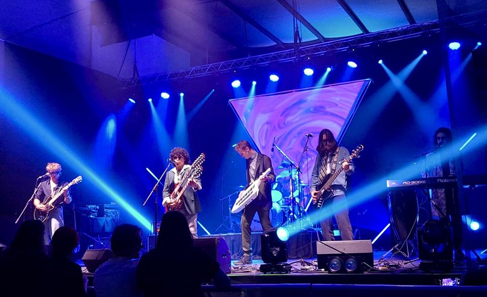 Exit 30 performing on stage